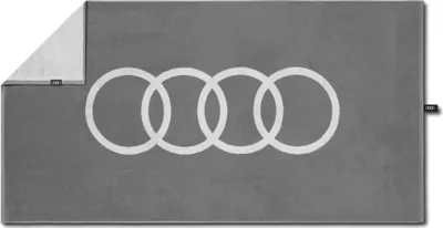 Produktbild von Original Audi Badehandtuch, hellgrau, 80x150cm Handtuch Badehandtuch