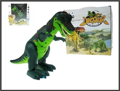 Produktbild von Laufender Dinosaurier 37cm Licht, Ton 3 Farben Preis pro 1 Stück