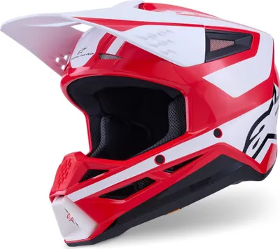 Produktbild von Alpinestars S-M3 Heat Motocross Helm, rot/weiß, XL (61/62)