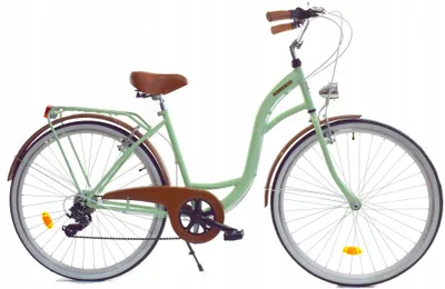 Zdjęcie produktu dla Rower Dallas City 28" 7spd - miętowy z brązem