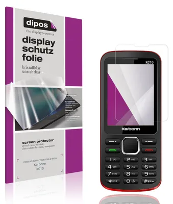 Produktbild von 4x Schutzfolie für Karbonn KC10 klar Displayschutzfolie Folie Display Schutz dipos