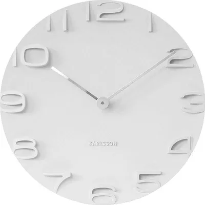 Produktbild von Karlsson - Wanduhr On The Edge - Weiß
