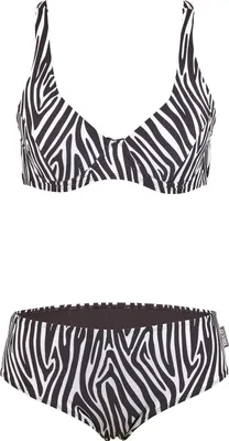 Produktbild von BECO the world of aquasports Bikini Zebra Vibes im modernen Animalprint-Look schwarz-weiß 42
