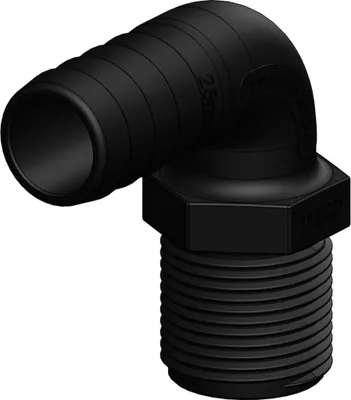 Immagine prodotto di Raccordo TD nero 90° 13 mm 1/2"