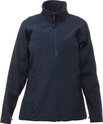 Productafbeelding van Regatta Uproar damesjack / softshelljack BC813 (maat 36) (marineblauw/marineblauw)