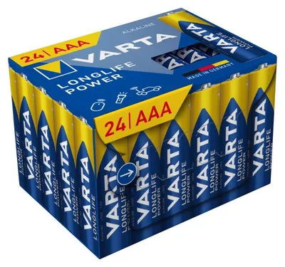 Obrázok produktu pre Varta "HIGH-ENERGY" ALKALI-MANGAN AAA / LR03 1,5V 4903.301.124 (24 ks/box)