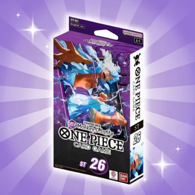 Produktbild von One Piece Card Game – Starter Deck Purple/Black Monkey D. Luffy (ST26) | Englisch