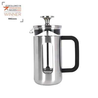 Image de Cafetière, 3 tasses, acier inoxydable, argent - La Cafetière | Pisa