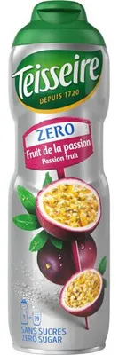 Immagine prodotto di Teisseire | Sciroppo al frutto della passione - 600 ml - Senza zucchero - A basso contenuto calorico - Sciroppo alla frutta