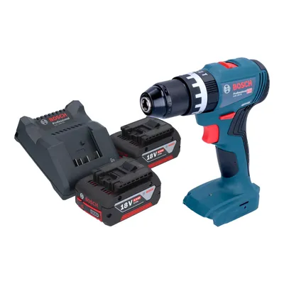 Produktbild von Bosch GSB 18V-45 Professional Akku Schlagbohrschrauber 18 V 45 Nm Brushless + 2x Akku 4,0 Ah + Ladegerät