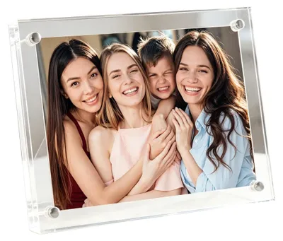 Magnetische Fotolijst Acryl 6x9 cm Transparent