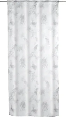 Produktbild von Verdeckter Schlaufenschal - Anthrazit - Weiß - 140 x 245 cm - Polyester - Farbklecksmuster