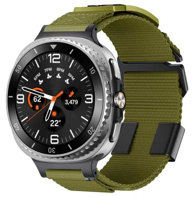 Obrázek produktu pro Pletený nylonový sportovní řemínek pro Samsung Galaxy Watch 8 / 8 Classic Green