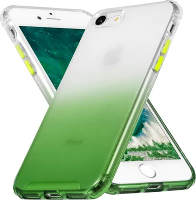 Produktbild von Farbverlauf Hülle für iPhone SE 2020/2022, iPhone 7/8 Schutzhülle Handy Case Kamera Schutz Cover