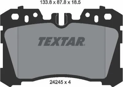 Produktbild von TEXTAR Bremsbeläge Satz Vorne für LEXUS LS (UVF4, USF4) 2424501
