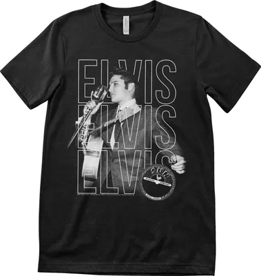 Zdjęcie produktu dla Elvis Presley Elvis Elvis Elvis Black L Koszulka