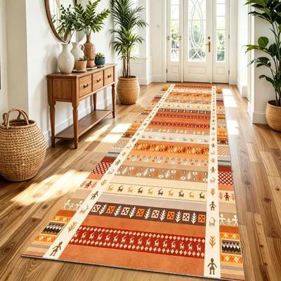 Obrázek produktu pro Protiskuzná podložka pod koberec, rozměry 110 x 200 cm, omyvatelná