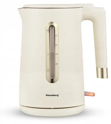 Zdjęcie produktu dla Czajnik elektryczny beżowy 1,7 l 1800 W solidny elegancki