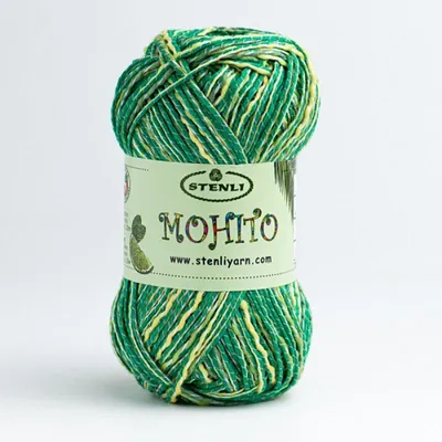 Produktbild von Stenli Mohito Garn, 75% Baumwolle, Vielseitig & Weich, Ideal für Sommerprojekte