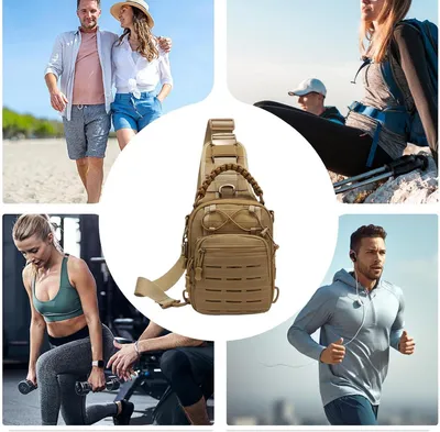 Produktbild von Herren-Brusttasche – Kleine Schultertasche für den Alltag