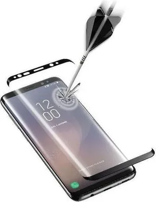 Obrázek produktu pro Cellularline TEMPGCUCFGALS8PLK, Samsung, Galaxy S8 Plus, Odolné proti poškrábání, Černá, Průhledná