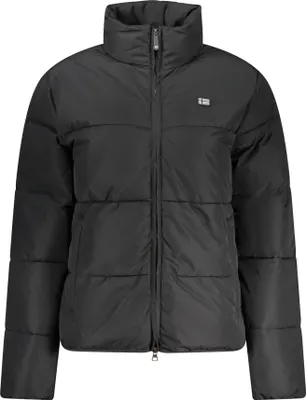 Produktbild von Elegante Damenjacke in Schwarz mit Kontrastdetails und Reißverschluss