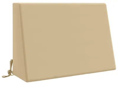 Obrázek produktu pro Polštář na opěrku zad SOEST, 100% polyester, béžová barva, rozměry 60 x 20 x 40 cm