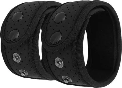 Image de Bracelet de cheville pour tracker d'activité avec pochette en maille, résistant à la transpiration, noir