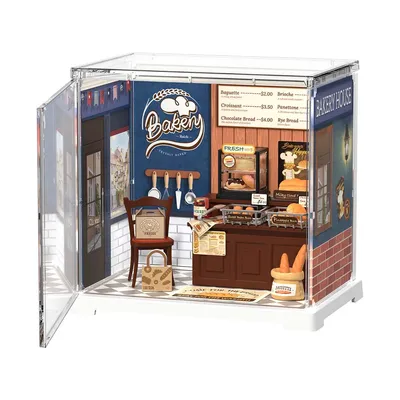 Produktbild von ROKR 3D Puzzle, Butterbäckereihaus Minihaus, Kunststoff, RoLIfe, 42 Teile