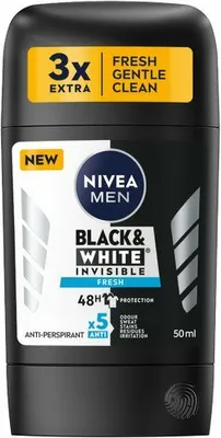 Obrázek produktu pro Tuhý antiperspirant Black & White Invisible Fresh 50 ml