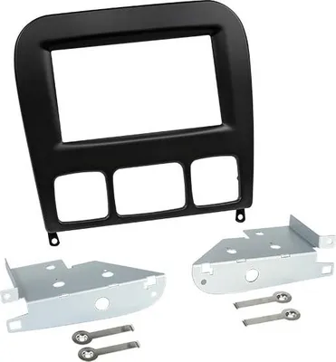 Image de Adaptateur de façade 2-DIN pour S Class (W220) noir