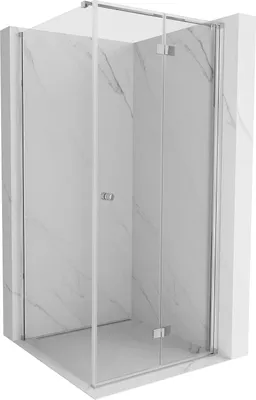 Produktbild von Mexen Mist-F T Faltduschkabine rechts 70 x 70 cm, transparent, Chrom - 8A6T-070-070-01-00-P