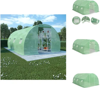 Produktbild von vidaXL Gewächshaus 13,5m² 450x300x200 cm -  Gewächshäuser