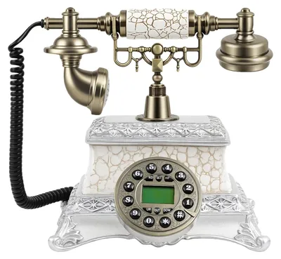 Zdjęcie produktu dla Stacjonarny telefon stacjonarny, styl antyczny, funkcja głośnomówiąca, jak na zdjęciu