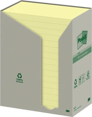 Zdjęcie produktu dla Post-It 655-1T, Żółty, 100 ark., 127 mm, 76 mm, 16 szt.