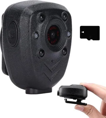 Image de Caméscope de poche avec vision nocturne 1080p, 55 heures d'enregistrement vidéo - sécurité personnelle, patrouille de police