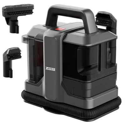 Produktbild von Polsterreiniger Gerät und Nassauger – Kompakter Teppichreiniger und Textilreiniger – Waschsauger für Teppich, Polster Autositze & Sofa - 750 WATT