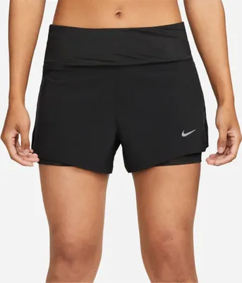 Produktbild von NIKE W NK SWIFT DF MR 3IN 2N1 SHORT cinnamon cinnamon XS
