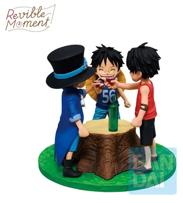 Image de One Piece Dramatic Memories Ichibansho PVC Statue Ace & Sabo & Luffy 10 cm