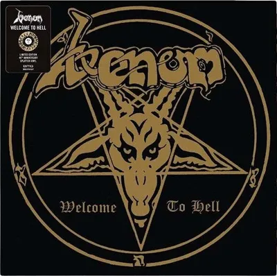 Immagine prodotto di Venom (Band) - Welcome to Hell (Gold With Black Splatter Coloured) (LP)
