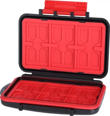 Immagine prodotto di Rollei 22782, 12 cartoline/cartoline, MicroSD (TransFlash), SD, Gomma, Nero, Rosso, Antipolvere, Antiurto, 1 pezzi