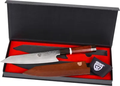 Produktbild von GRÄWE Kochmesser Damast 67 Lagen, 8"