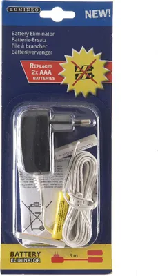 Image de Adaptateur Piles 3v Aaa Intérieur Remplace 2 Piles Aaa 3v - Lumineo