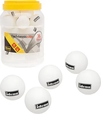 Obrázok produktu pre Idena 36 Tischtennisbälle weiß