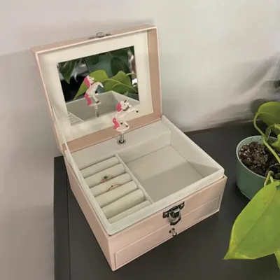 Produktbild von Schmuckkästchen mit Einhorn Musikbox