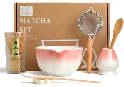 Productafbeelding van Premium Matcha-set met accessoires voor de theeceremonie