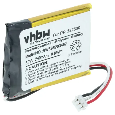 Produktbild von vhbw Akku kompatibel mit Suunto Ambit2, Ambit1, Ambit3, Ambit2 S Smartwatch Uhr Fitnessarmband (240 mAh, 3,7 V, Li-Polymer)