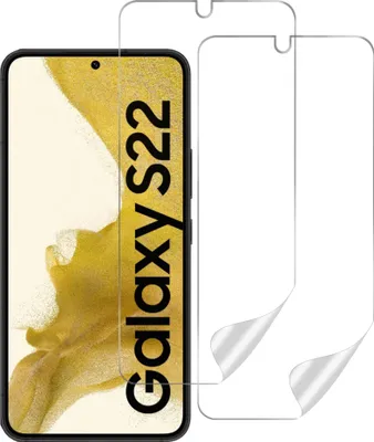 Obrázok produktu pre Ochranná fólia na displej pre Samsung Galaxy S22 5G [2 ks] Flexibilná transparentná plastová ochranná fólia Phonillico®