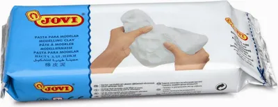Image de Jovi Air dry pâte à modeler séchant à l'air 1kg blanc