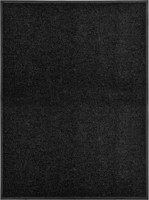 Produktbild von Fußmatte Waschbar Schwarz 90x120 cm